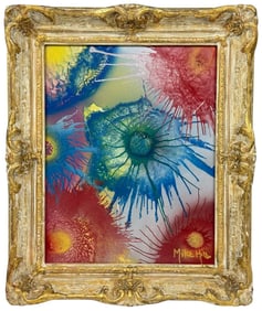 Michael Hill Color Burst Abstract Spray Paint Art