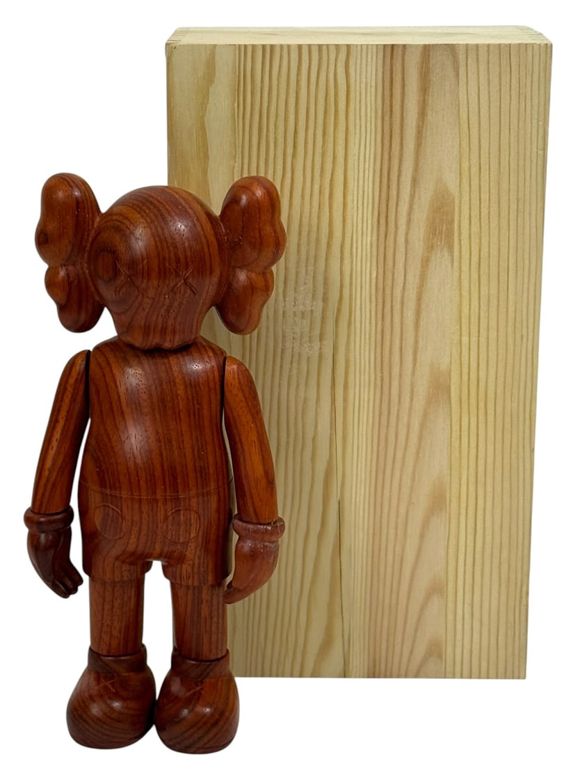 Modern Companion Wood Sculpture after KAWS w Box (1 of 6)