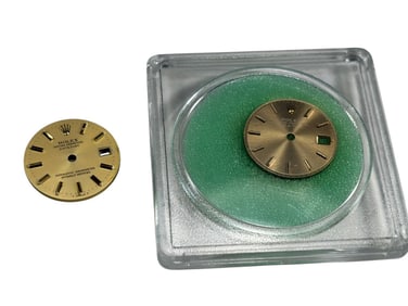 Rolex Oyster Perpetual Datejust Dial 2pc LOT