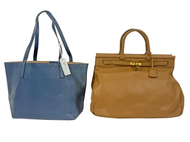 Cici New York Tote & Style Paris Camel Satchel Bag