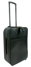 Designer Inspired Saffiano Leather Travel Suitcase