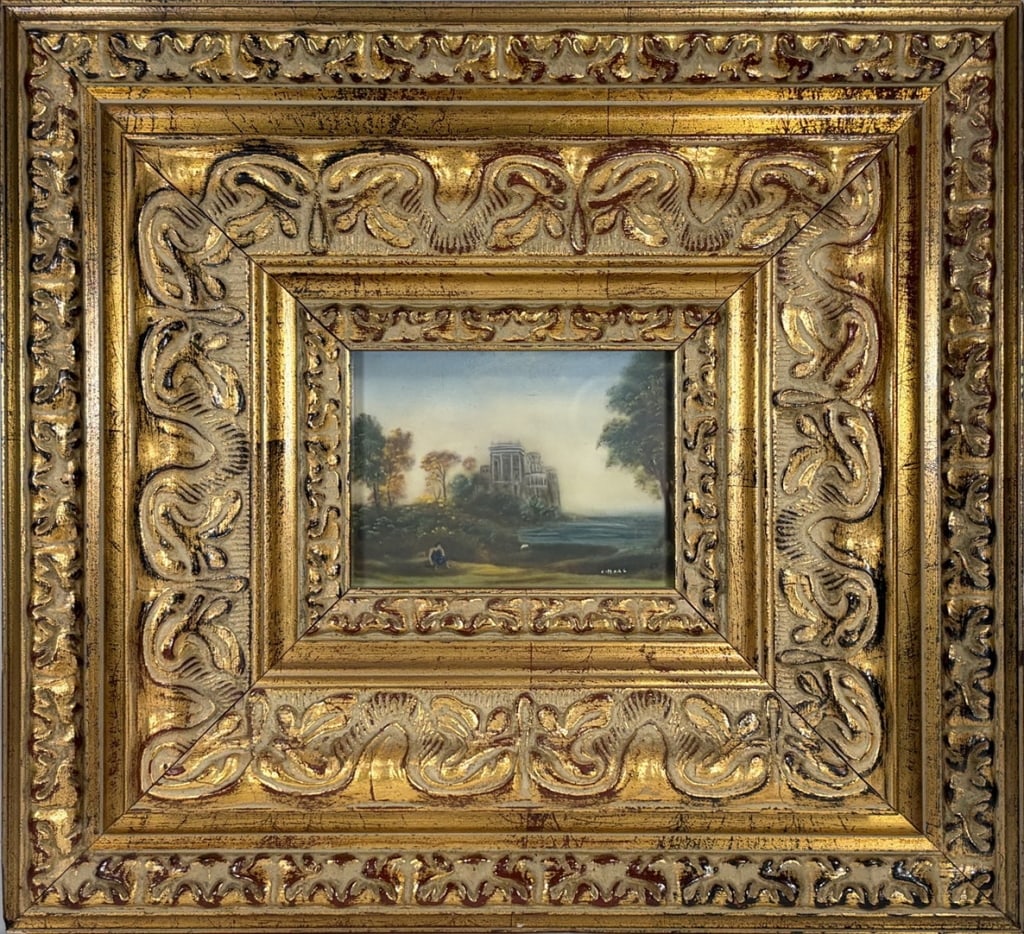 Dimarc Miniature Landscape Oil on Cardboard SIGNED (1 of 4)