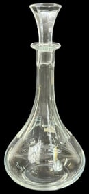 Christofle French Clear Crystal Liquor Decanter