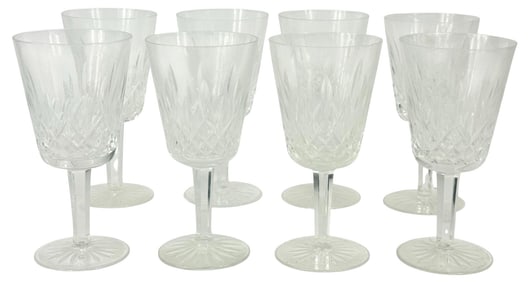 Waterford 'Lismore' Crystal Wine Glasses 8pc SET