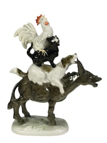 Hutschenreuther Bremen Town Musicians Porcelain