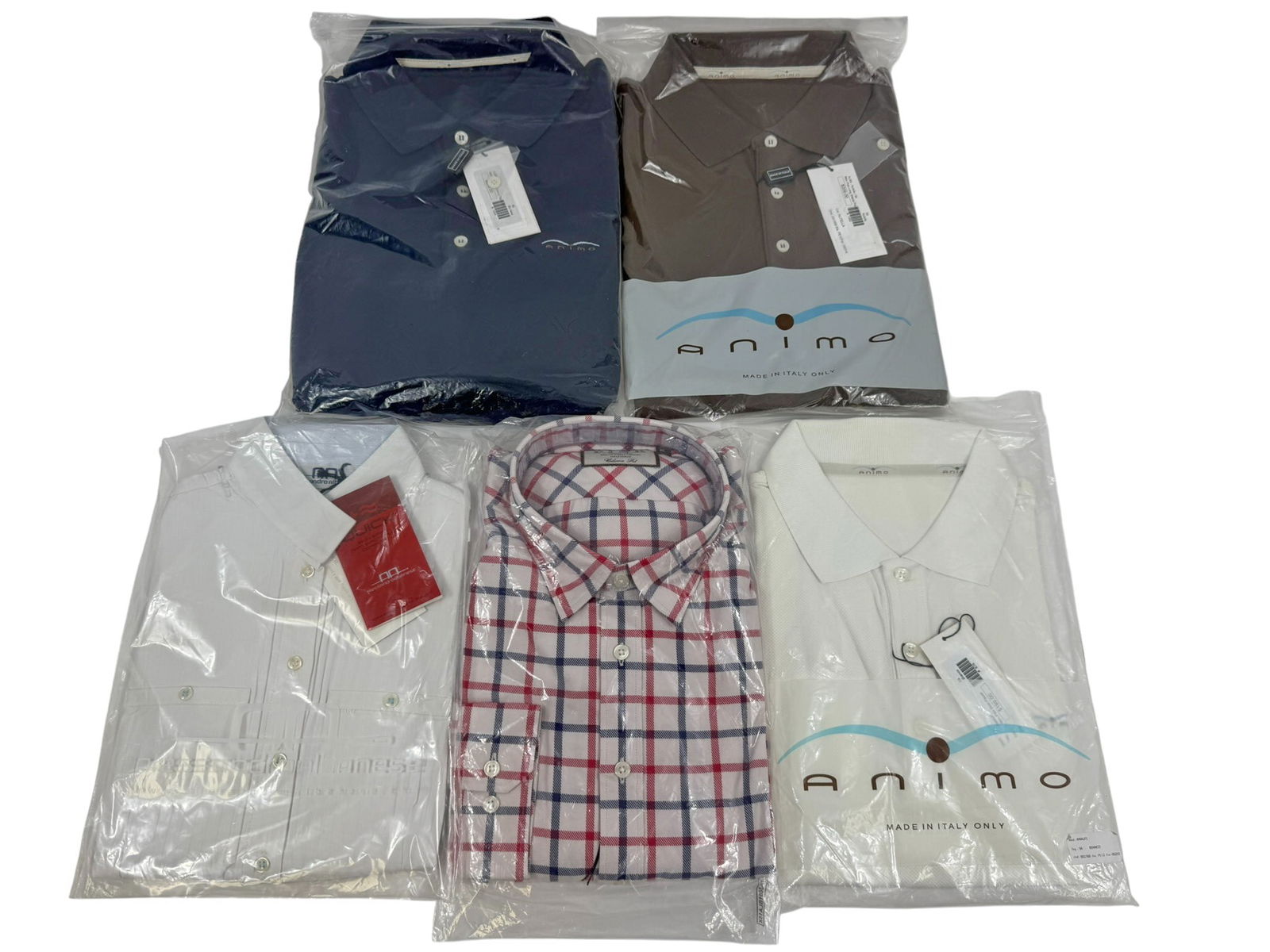5 Animo & Alessandro Albanese Italian Dress Shirts (1 of 6)