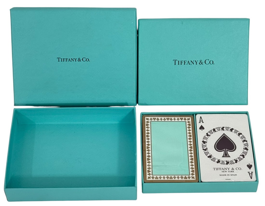 Tiffany & Co. Gift Box Playing Cards, 2 Deck SET (1 of 4)