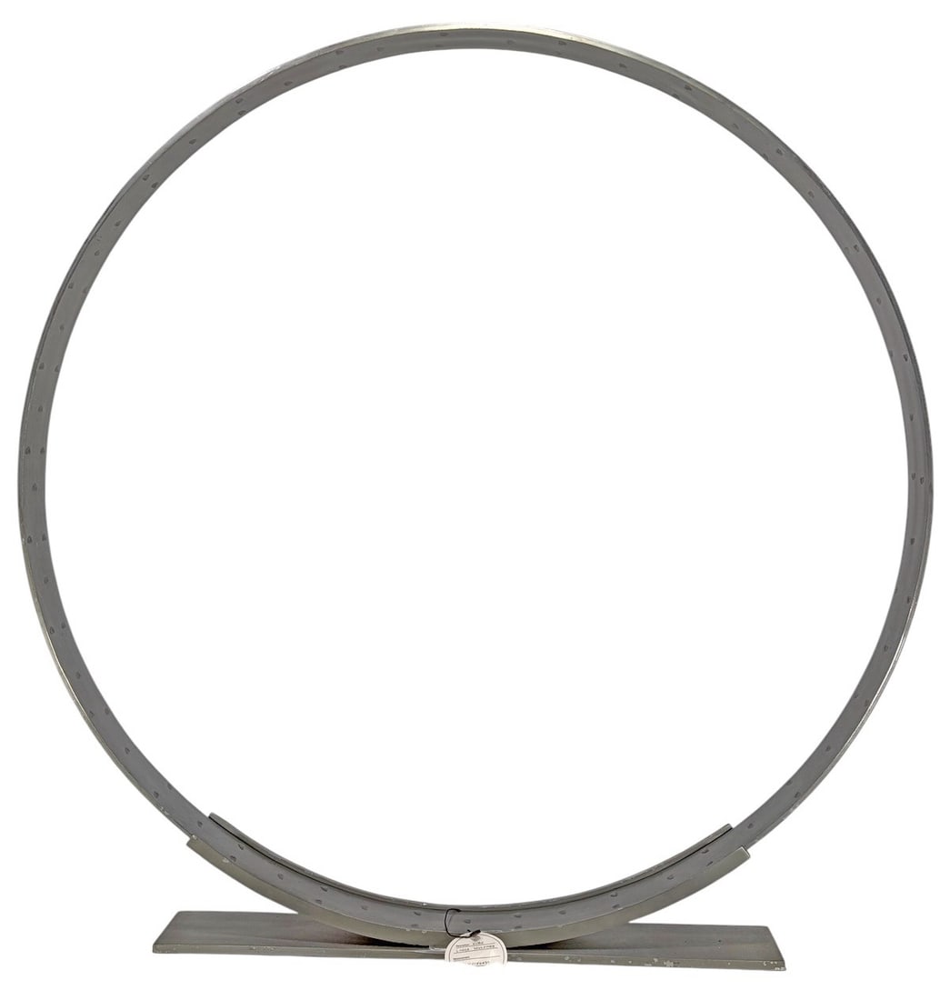 Modern Kobe Large Ring Metal Art Sculpture (1 of 6)