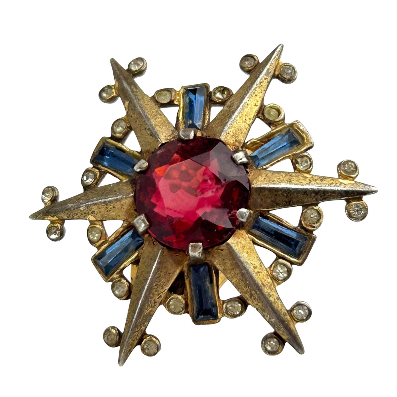 Alfred Philippe Crown Trifari Sterling Pendant (1 of 3)