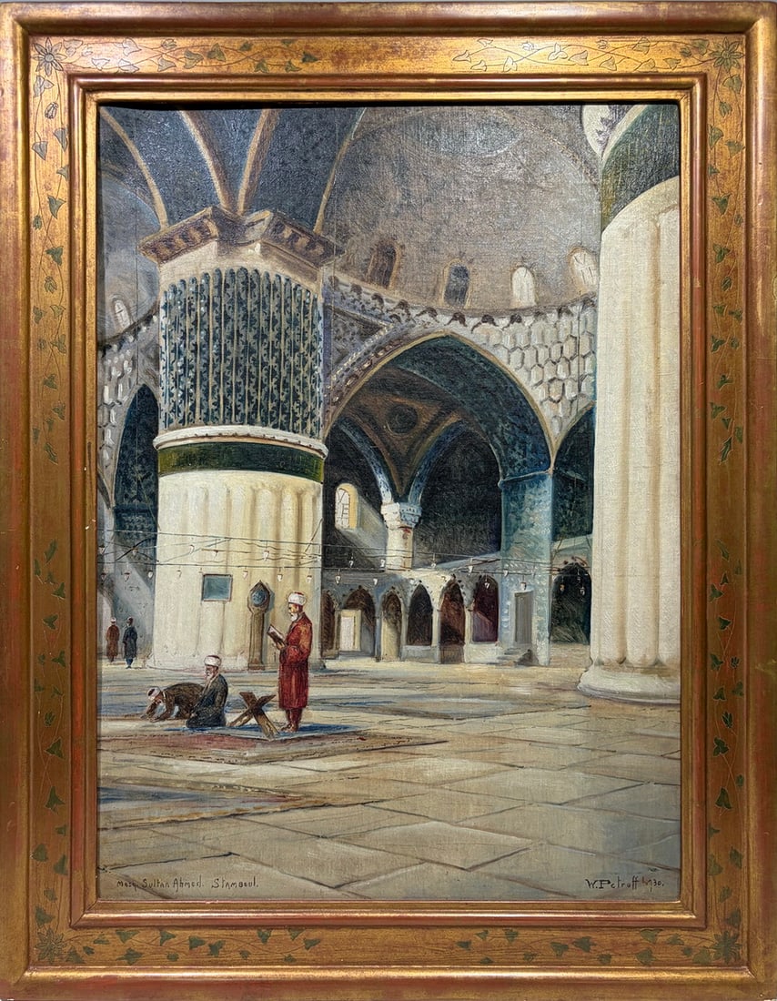 Wladimir Petroff b.1880 Russian Oil Painting (1 of 8)