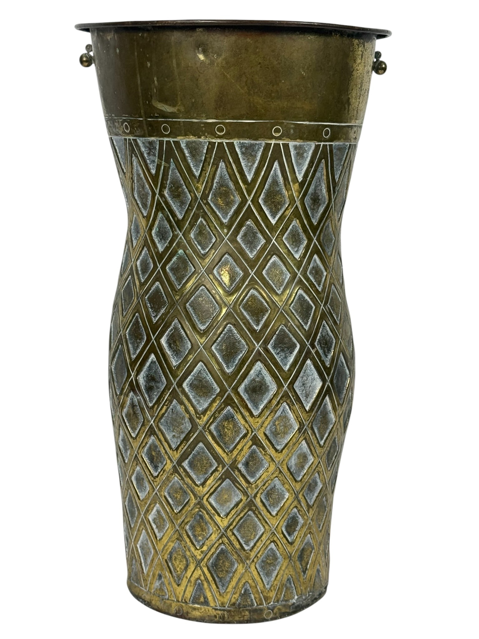 1960s Brass Pineapple Umbrella Stand or Planter (1 of 5)