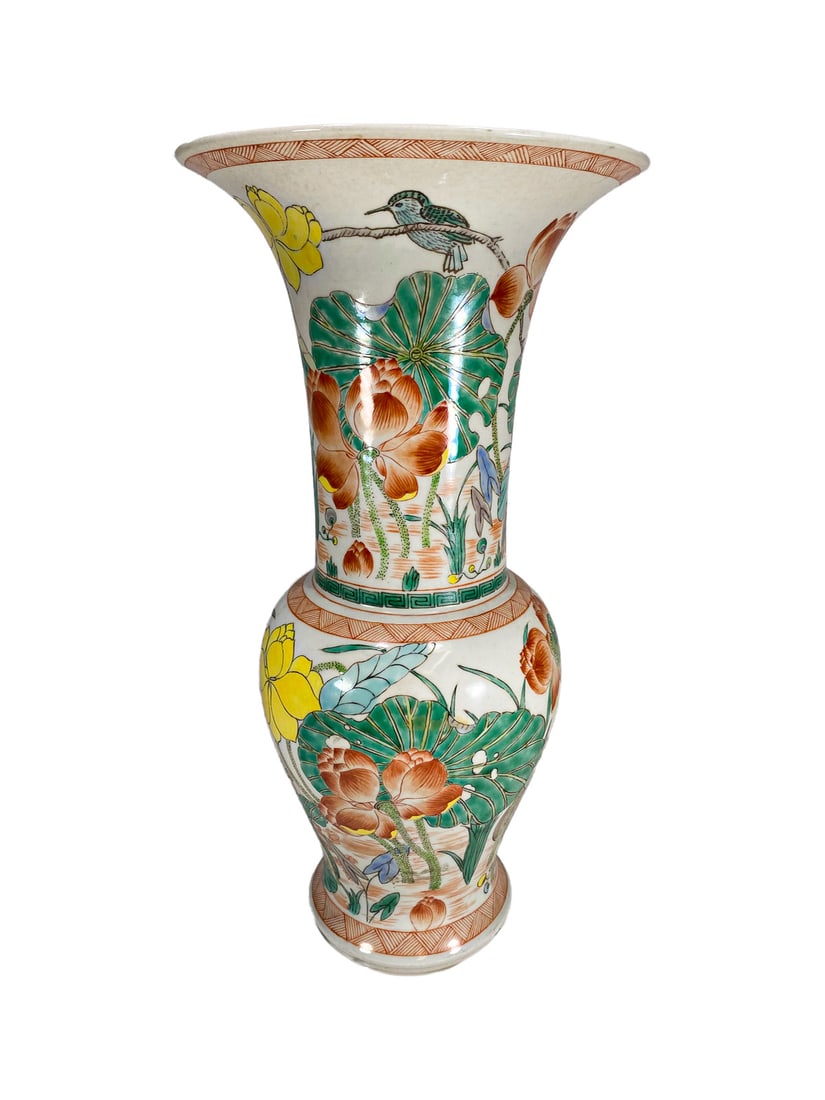 Chinese Famille Rose Large Porcelain Vase (1 of 6)