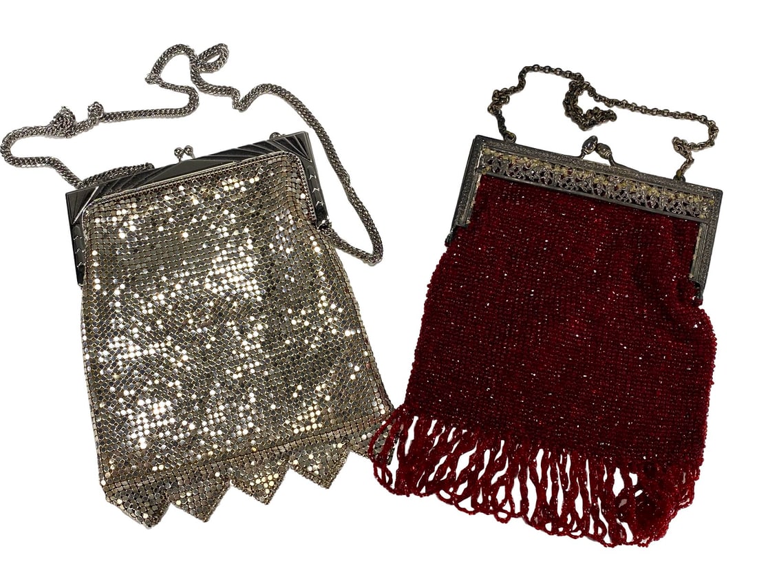 Vintage Whiting Davis & Other Mesh Bags 2pc LOT (1 of 7)