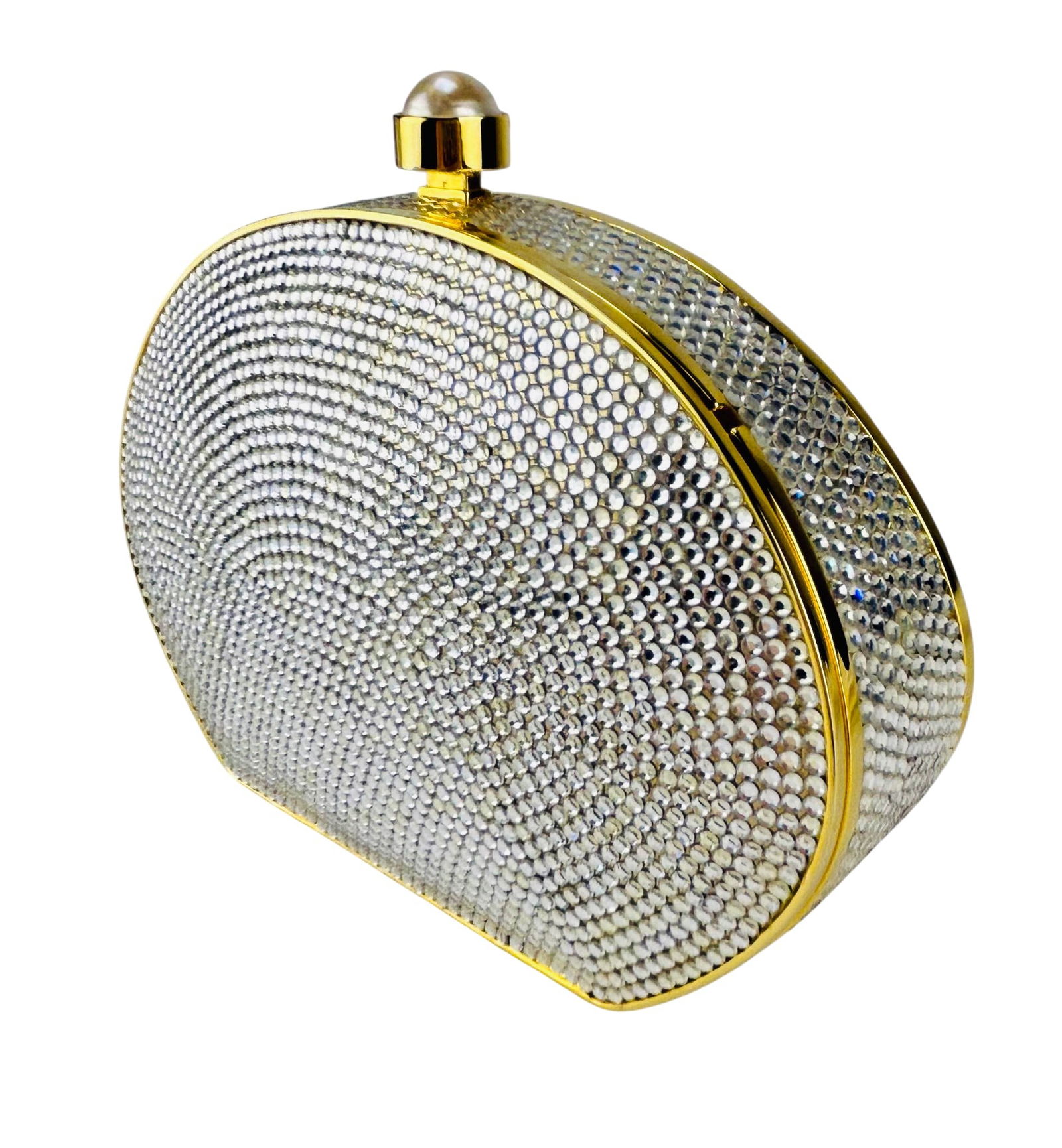 Judith Leiber Austrian Crystal Minaudiere Purse (1 of 4)