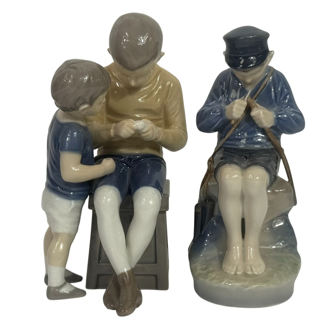 Royal Copenhagen & Bing Grondahl Figurines 2pc LOT (1 of 5)