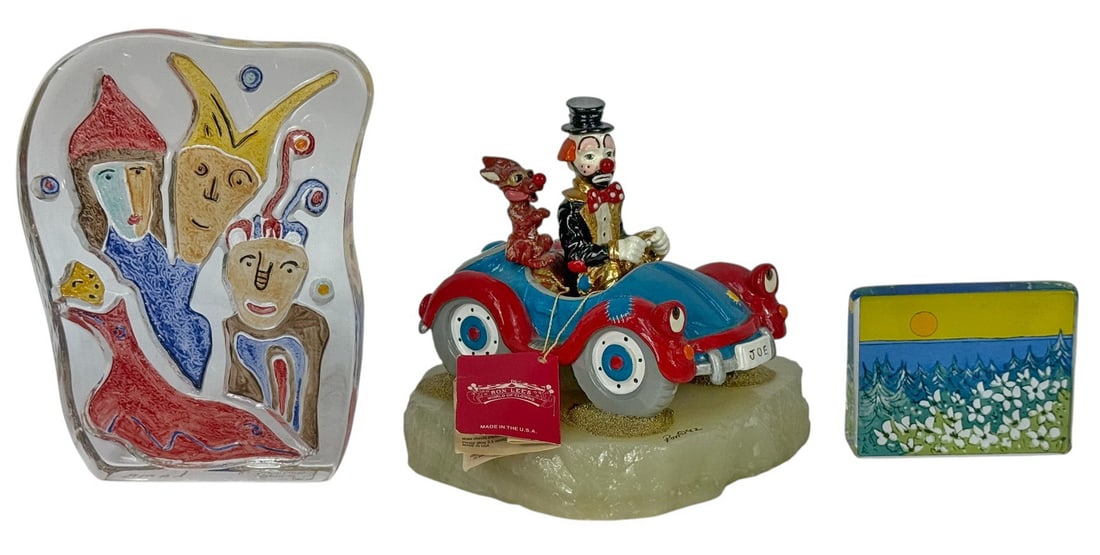 Collectible Estate Sculptural Pieces 3pc LOT (1 of 8)