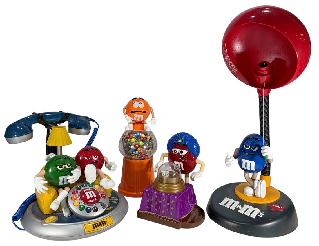 MM Fun Fortune, Lamp, Telephone & Dispenser 4pcs (1 of 5)