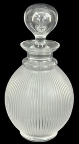 Lalique French Crystal Langeais Decanter w Stopper