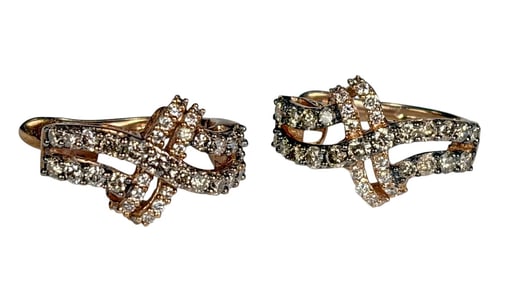 Le Vian 14k Rose Gold 1.25cts Diamond Earrings