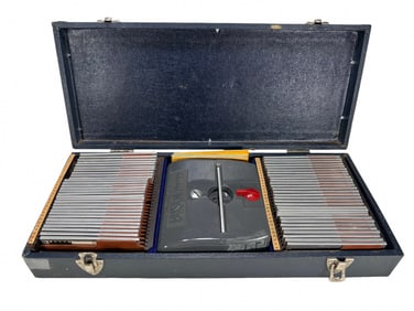 1950s Busch Stereo Bakelite Viewer w/ 61 Plaques