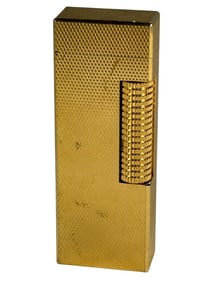 Dunhill Rollagas Swiss Gold Plated Lighter