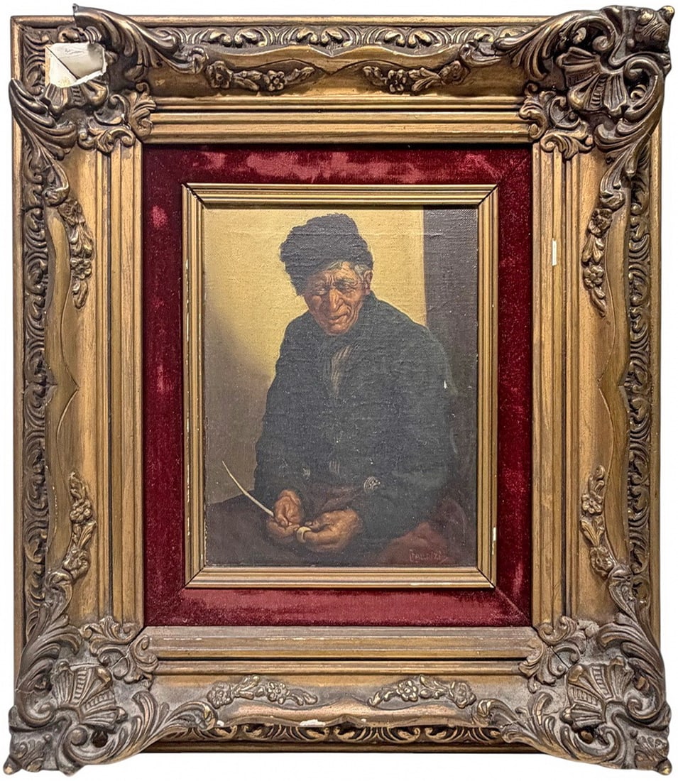 Antique Italian Oil Painting Signed Fabrizi (1 of 8)