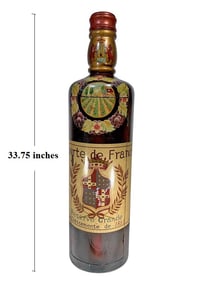 Bombay Co. Large Wooden Wine Bar Cabinet 33" H