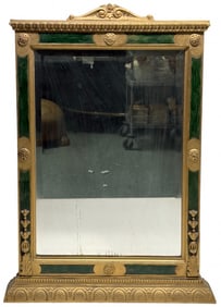 Neoclassical Giltwood & Beveled Glass Mirror