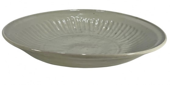 Antique Chinese Glazed Celadon Serving Bowl