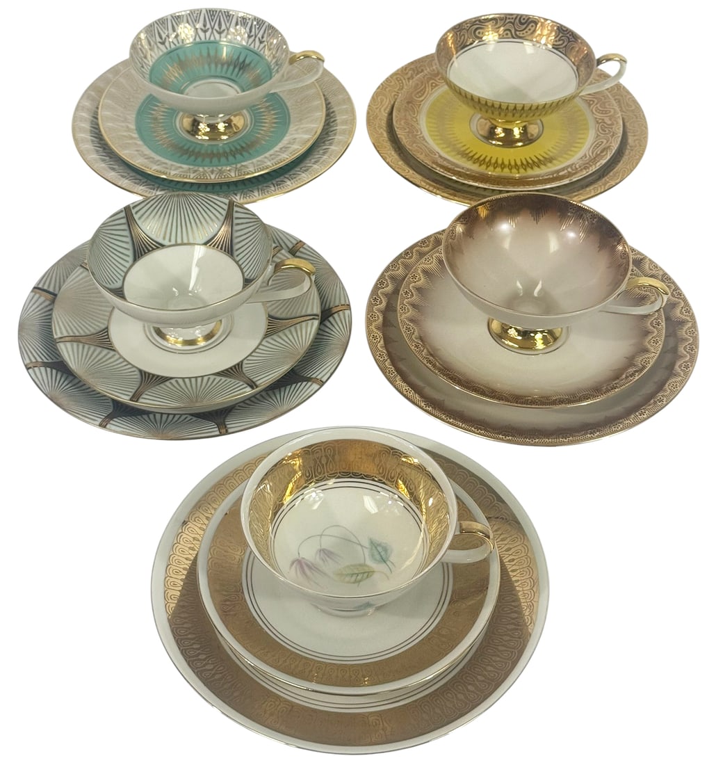 Eberthal Bavaria German Tea Set Svc for 5 15pc SET (1 of 9)