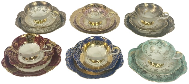 Eberthal Bavaria German Tea Set Svc for 6 18pc SET