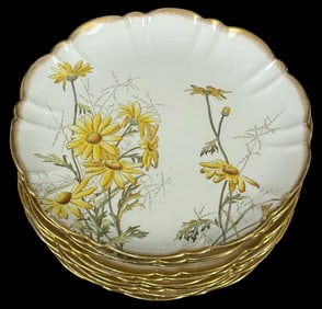 Bailey Banks & Biddle Botanical Plates 12pc SET