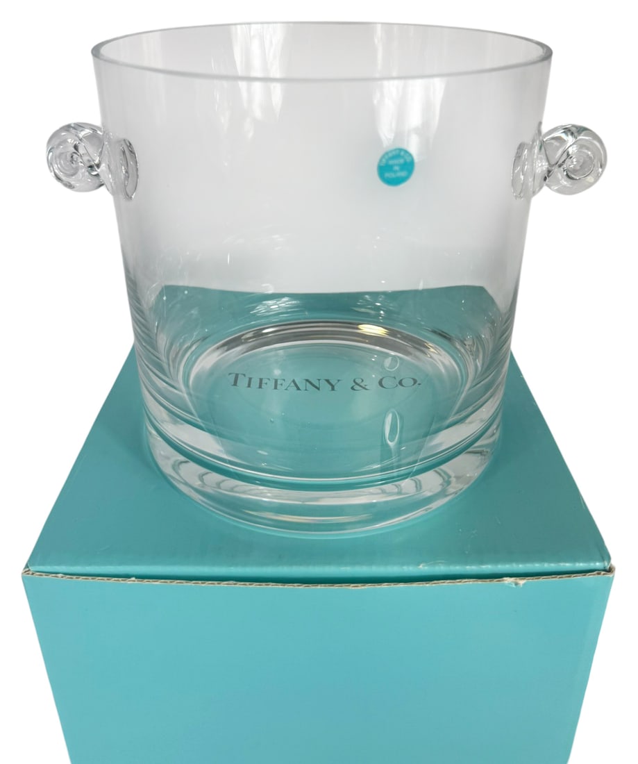 Tiffany & Co. Clear Crystal Champagne Ice Bucket (1 of 1)