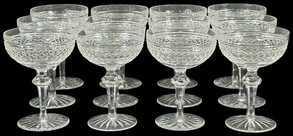 Waterford Castletown Champagne Coupes 12pc SET