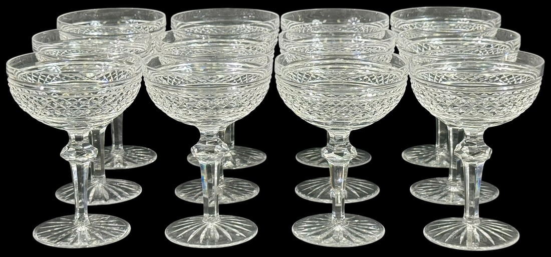 Waterford Castletown Champagne Coupes 12pc SET (1 of 4)