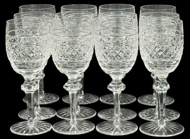 Waterford Crystal Castletown Wine Glasses 12pc SET