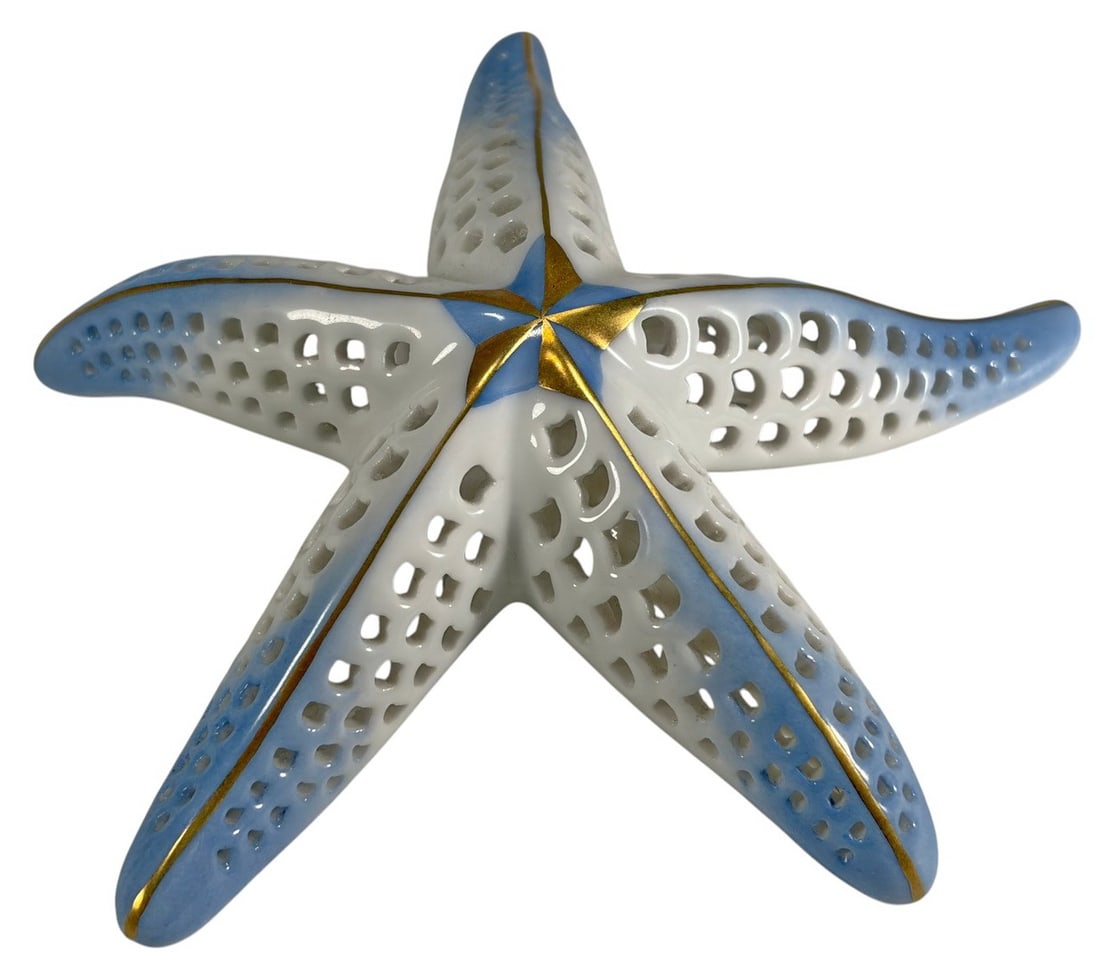 Herend Hungarian Reticulated Porcelain Starfish (1 of 5)