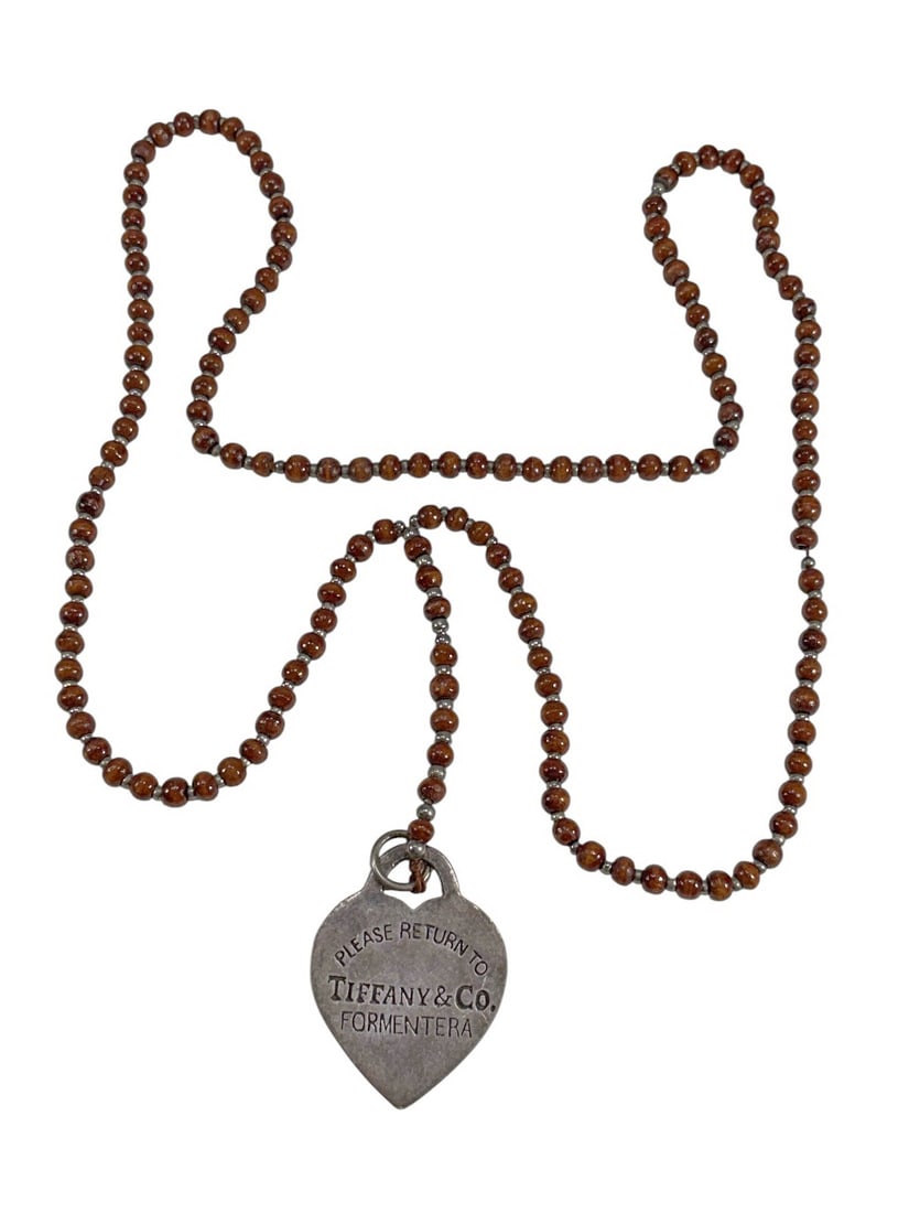 Tiffany & Co. 925 Sterling Silver & Beads Necklace (1 of 3)