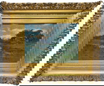 Frank C. Peyraud B.1858 Oil Painting on Board