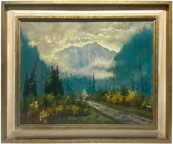 Landscape Oil Painting on Canvas on Board SIGNED