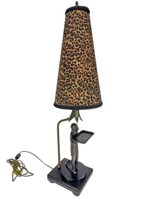 Maitland Smith-Style Monkey Bronze Table Lamp