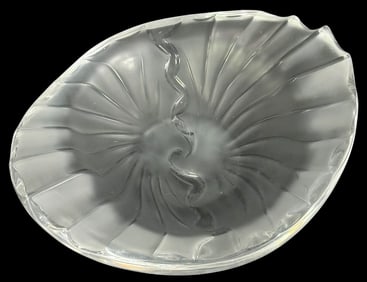 Lalique French Crystal 'Nancy Cendrier' Ashtray