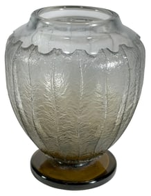 Charles Schneider French Art Glass Vase SIGNED