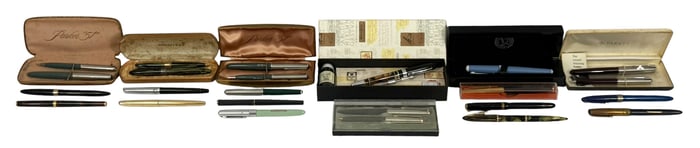 Fountain & Ballpoint Pens Parker Sheaffer & Others