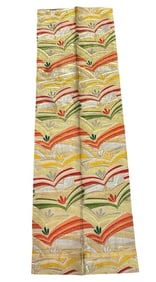 Japanese Kimono Obi Belt Gold & Silver Embroidery