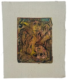 Alexander Gore Mixed Media Abstract Painting, 2012