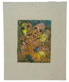 Alexander Gore Mixed Media Abstract Painting, 2012