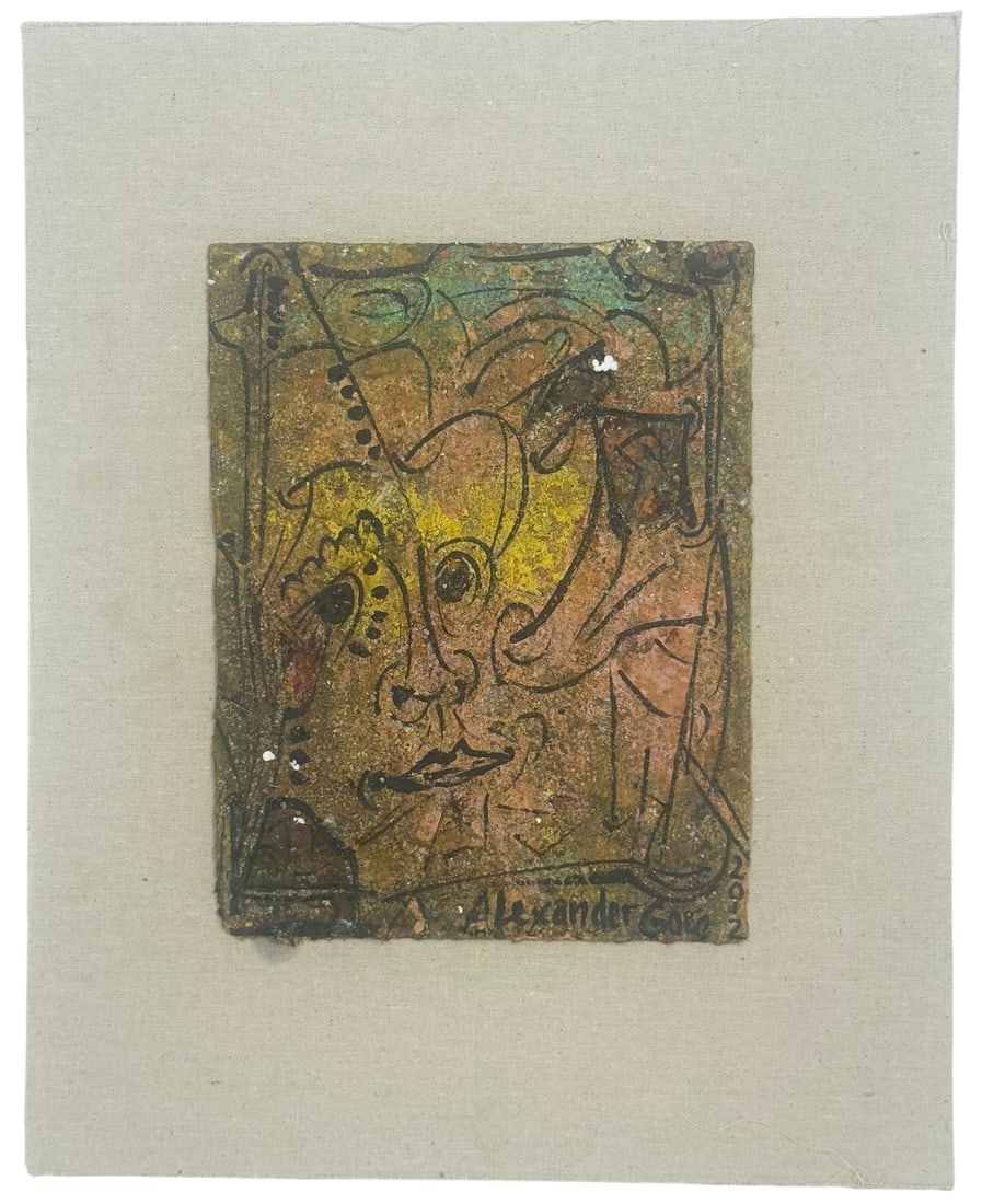 Alexander Gore Mixed Media Abstract Painting, 2012 (1 of 4)