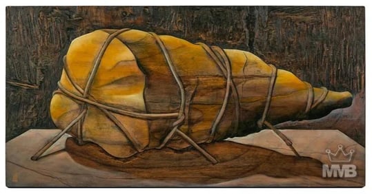 Modern Abstract Carved Wooden Pyrography Art Panel