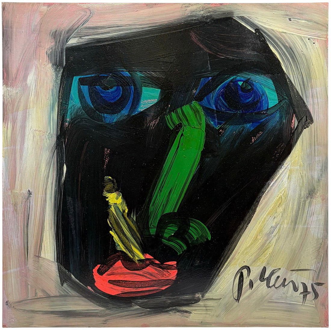 Peter Robert Keil B.1942 German Painting '75 (1 of 4)